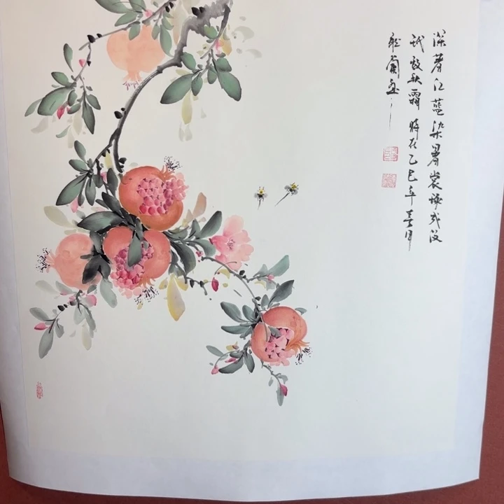 国画听兰老师花鸟
