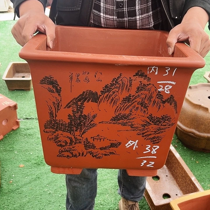 紫砂紫砂花盆花盆