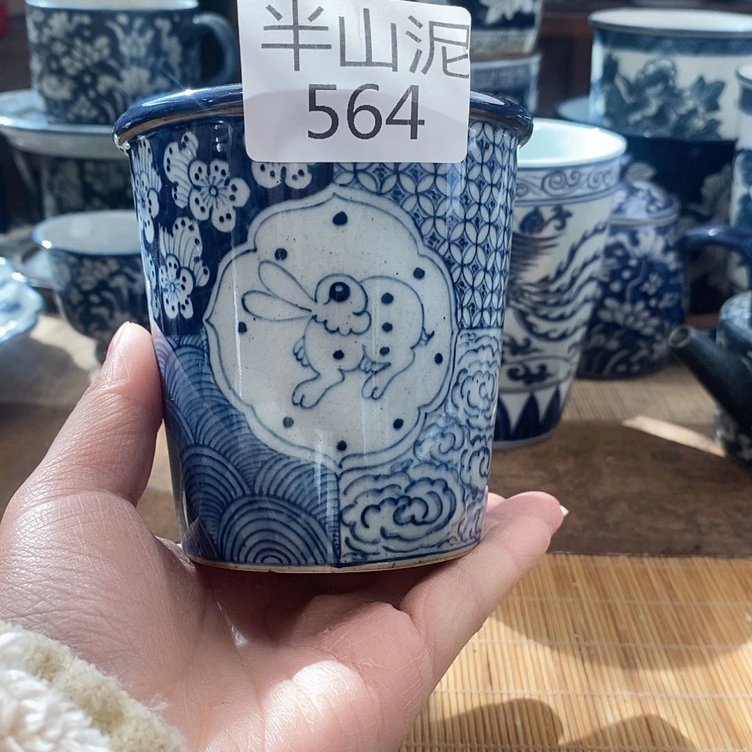 七*笙手工手绘青花陶瓷