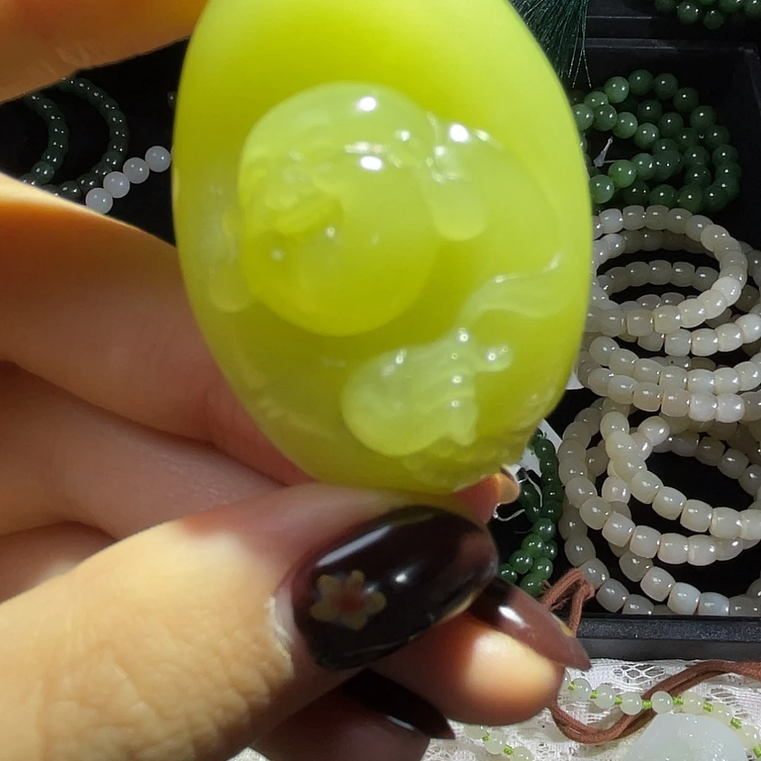 和田玉（白玉）未镶嵌车挂