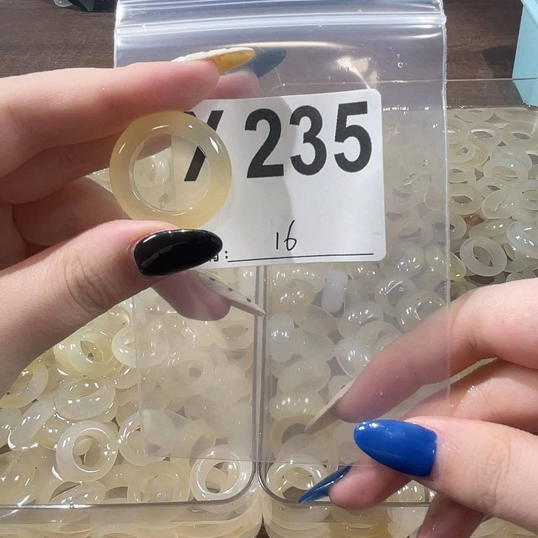 玛瑙/玉髓未镶嵌戒指235
