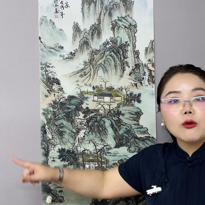 国画纯手绘国画山水画闪购链接