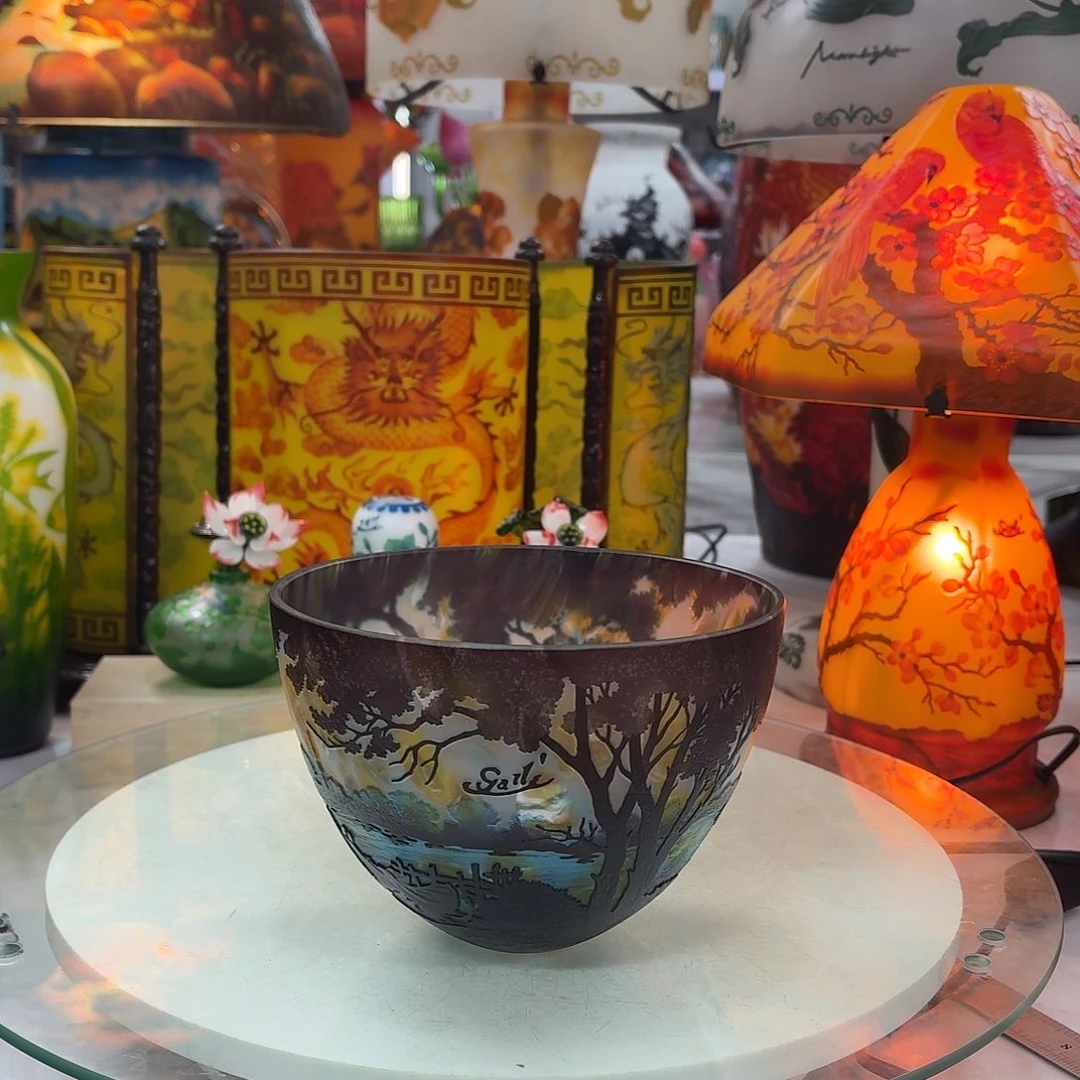 琉璃高12直径17孤品葛蕾