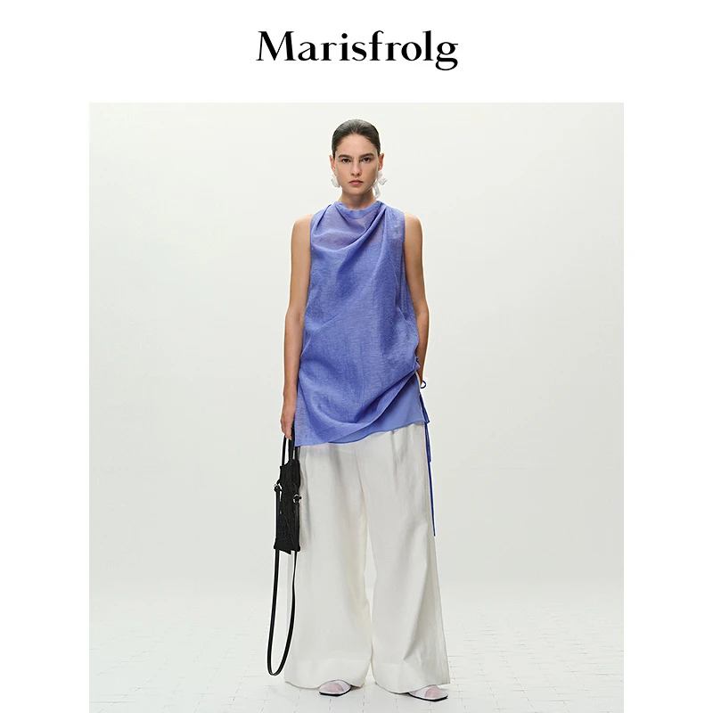 【海盐风吟】Marisfrolg玛丝菲尔25夏季新款气质百搭衬衫A1FZ25821