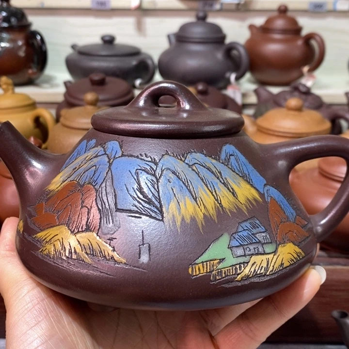 茶壶紫砂微瑕处理一把