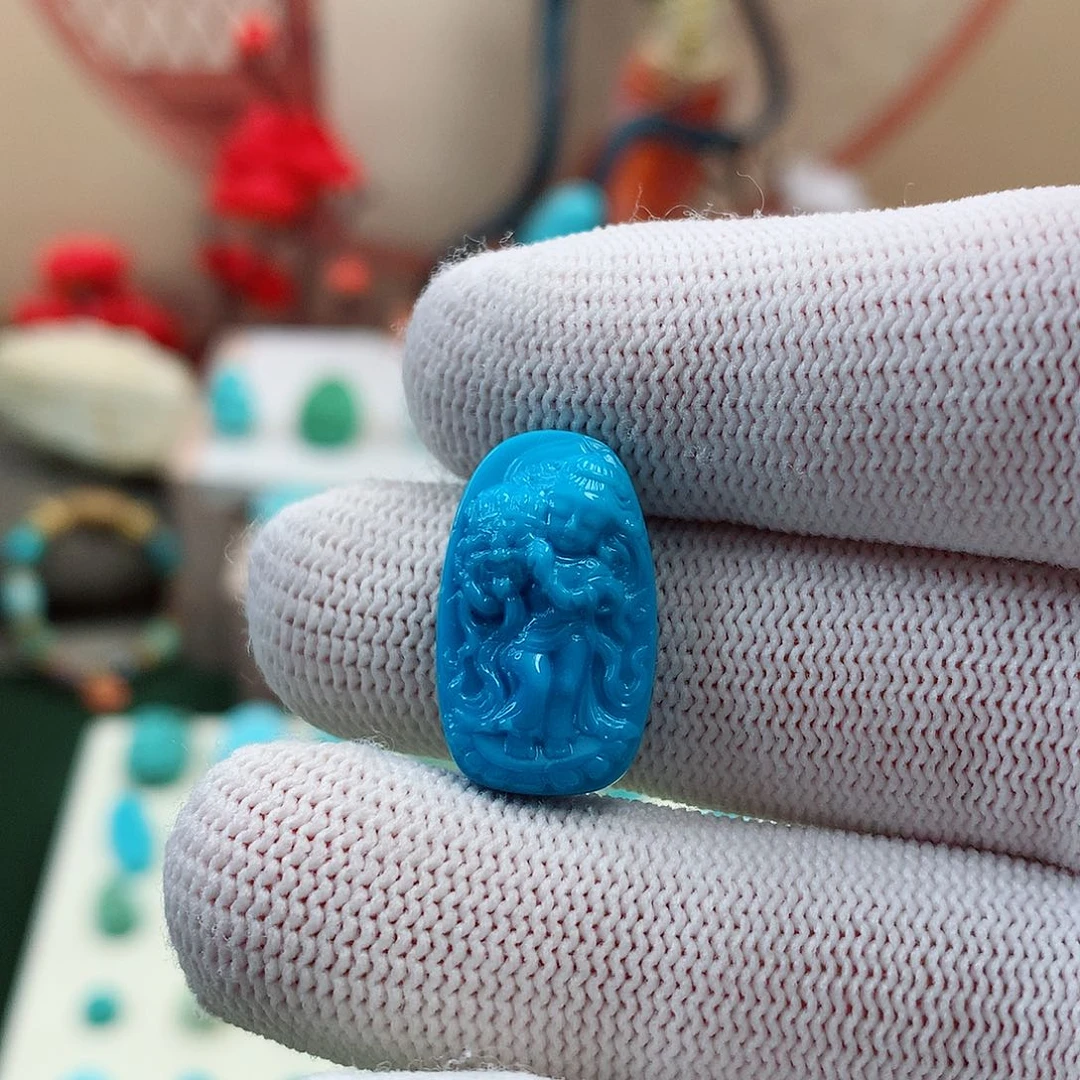 绿松石未镶嵌珠宝奇石