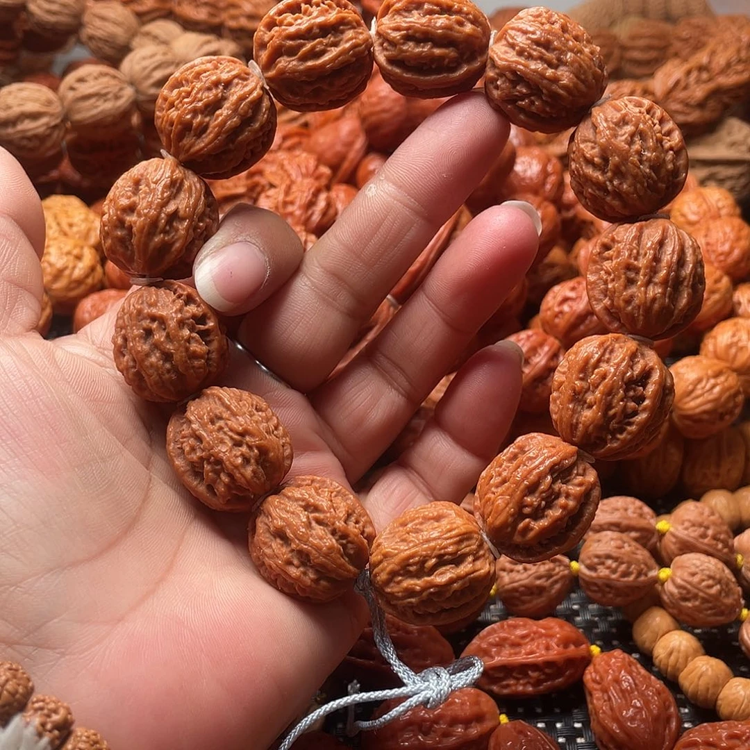 文玩核桃手串粗筋