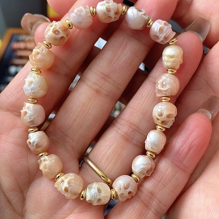 玛瑙/玉髓手链未镶嵌波*蜜