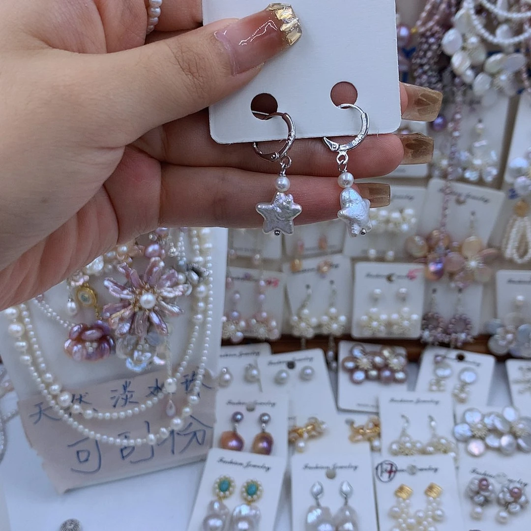 项圈银S925镶嵌淡水珍珠