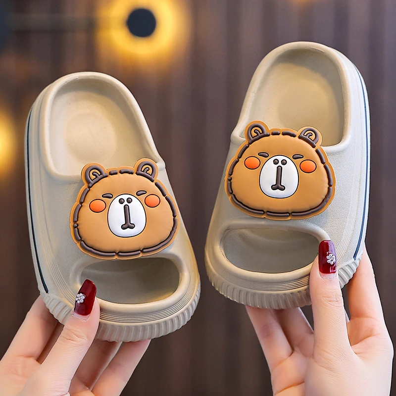 儿童拖鞋男外穿夏季可爱软底防滑女童鞋子小孩宝宝小童男童凉拖鞋