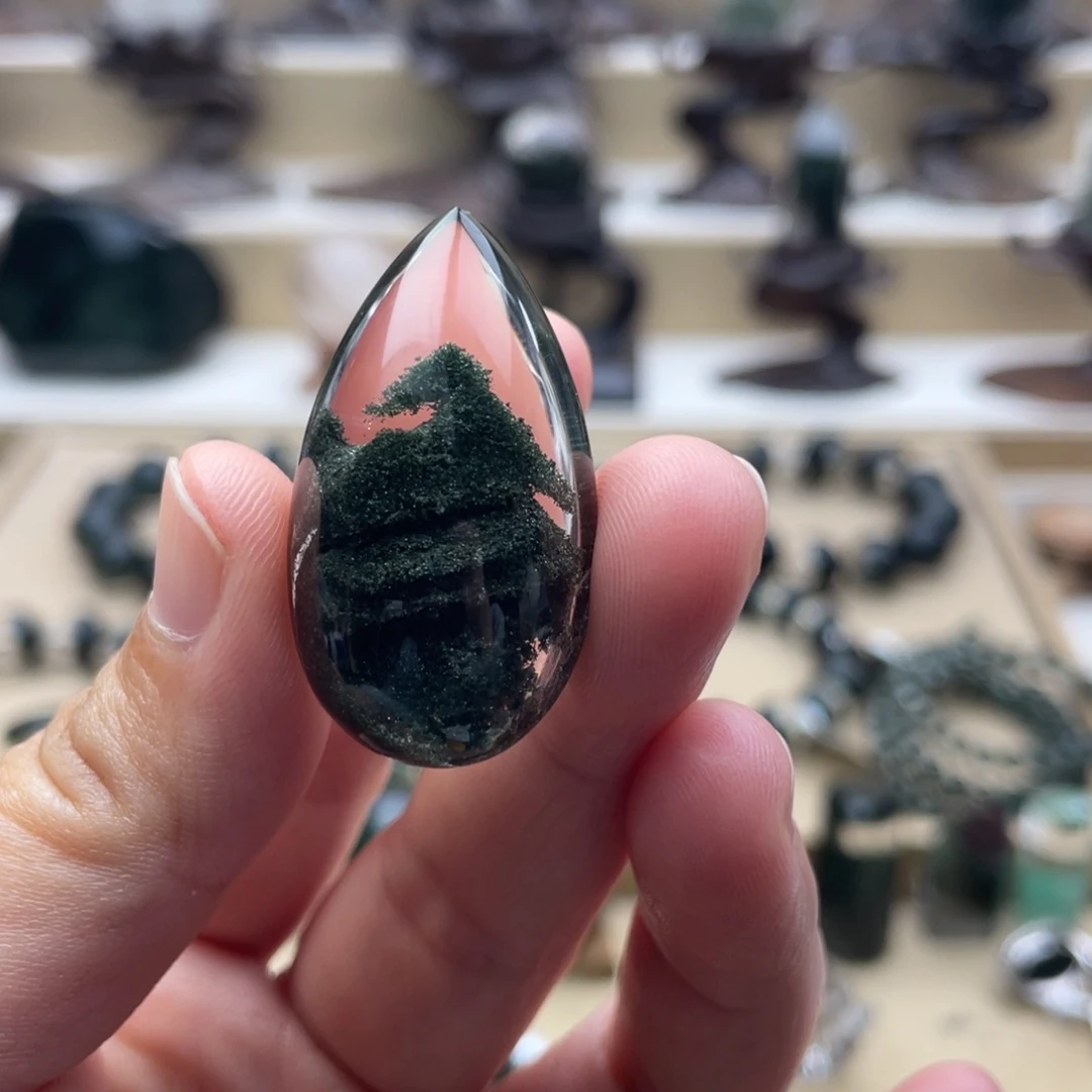 水晶未镶嵌吊坠(不含链)