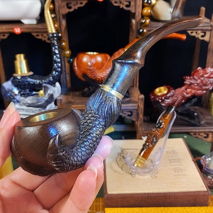 高端定制金丝楠烟嘴