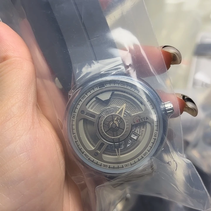 钢钛合金石英机芯-人工动能机芯