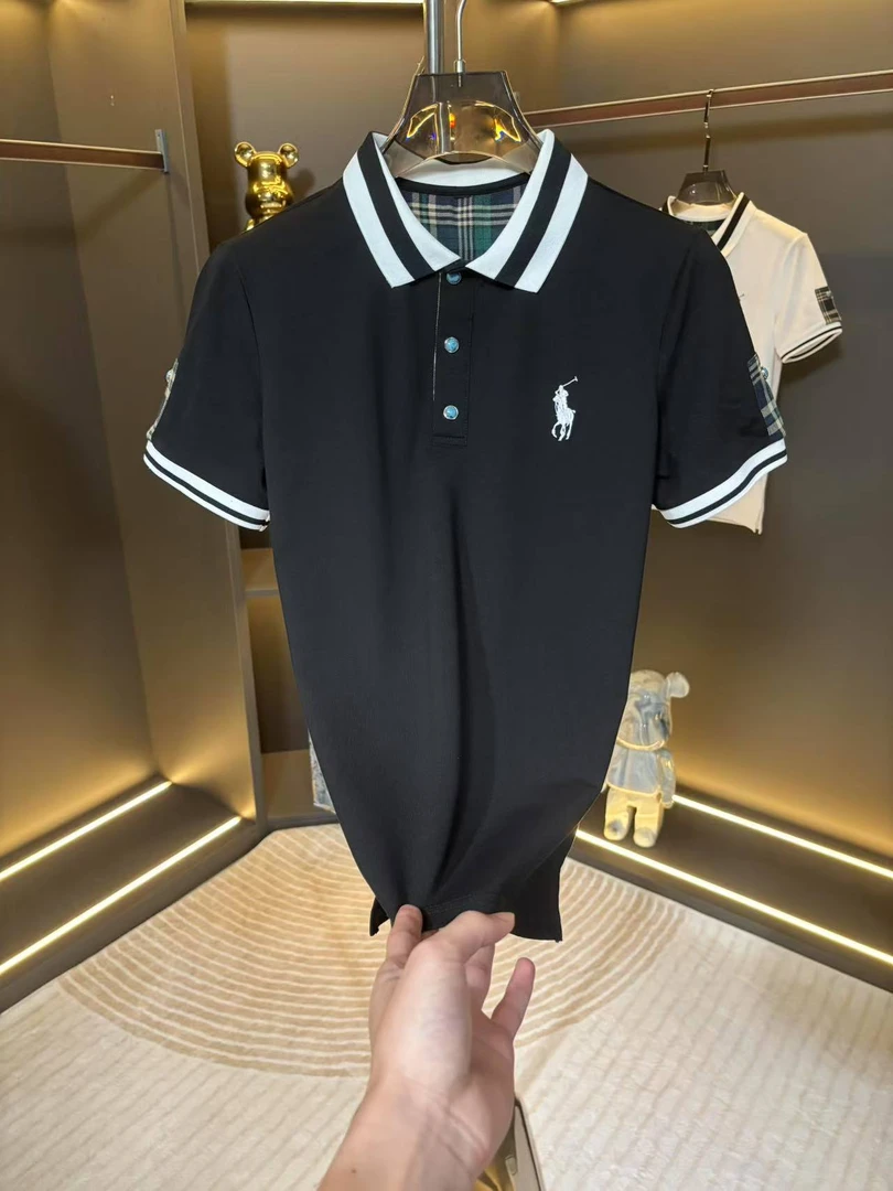 25年新款刺绣男士短袖POLO衫夏季透气舒适休闲上衣【生PL-53501】