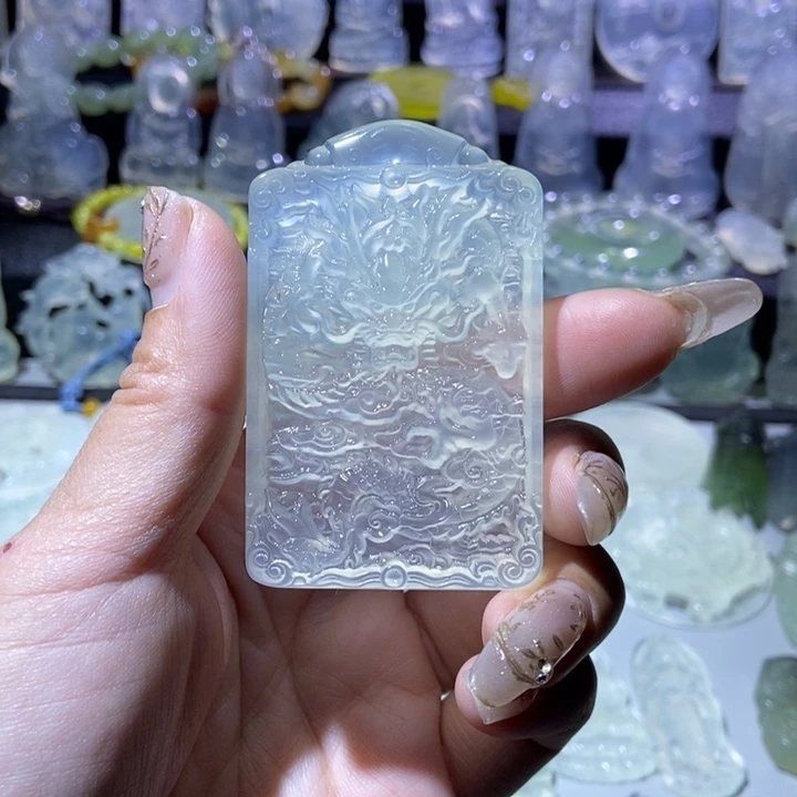 岫玉未镶嵌吊坠吊坠