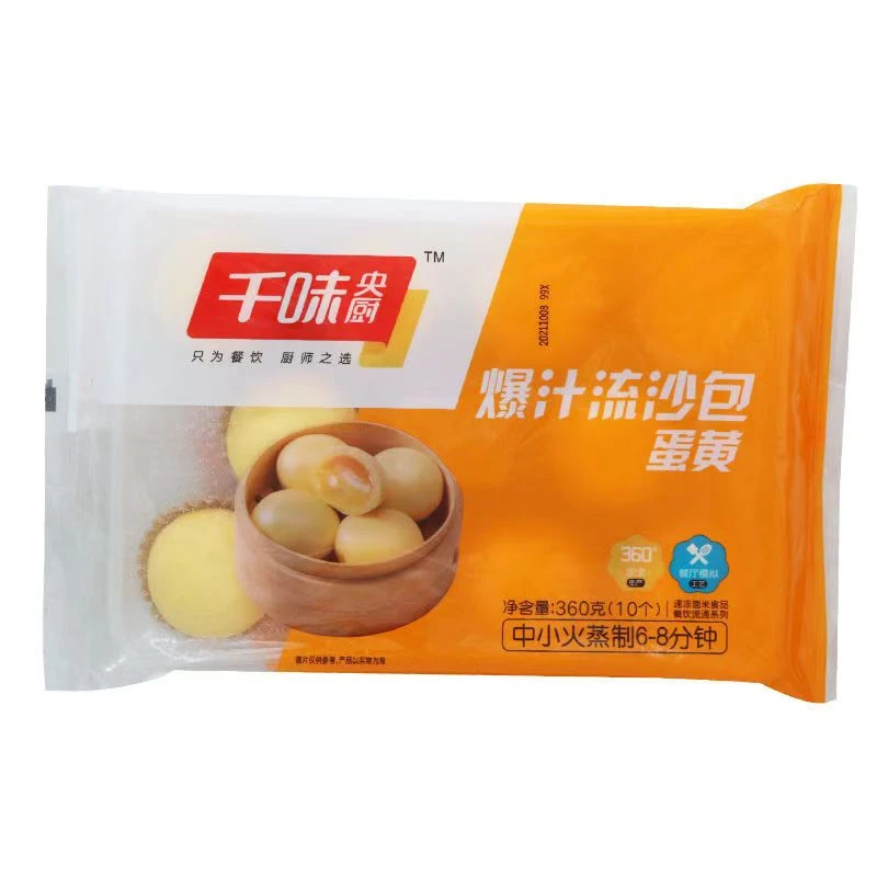 千味央厨爆汁流沙包蛋黄360g/袋