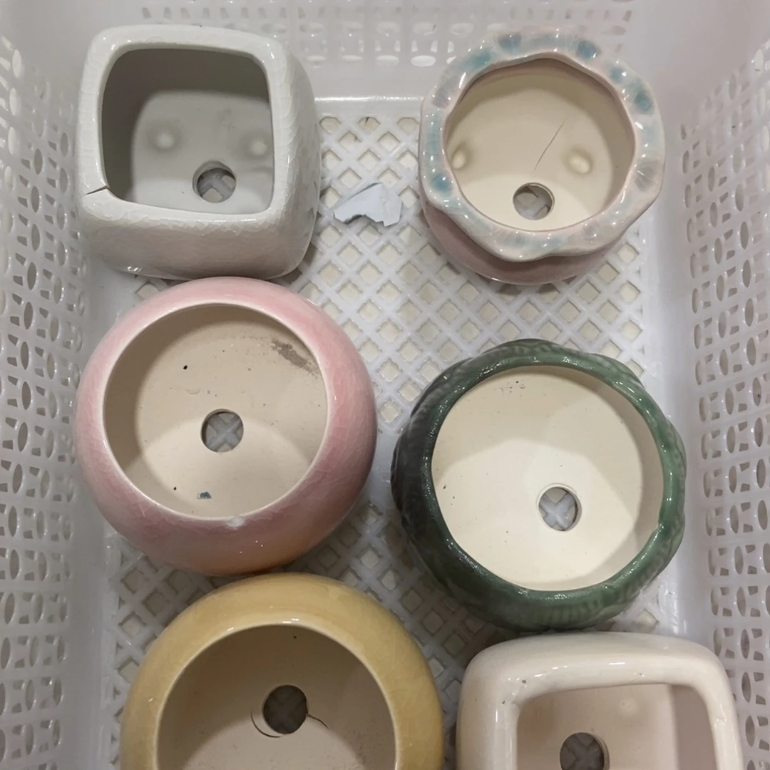红陶瑕疵高温陶瓷花盆