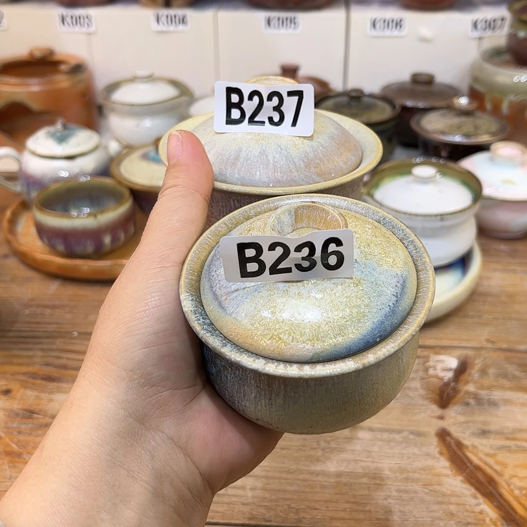 白泥茶杯飘**神陶瓷艺术