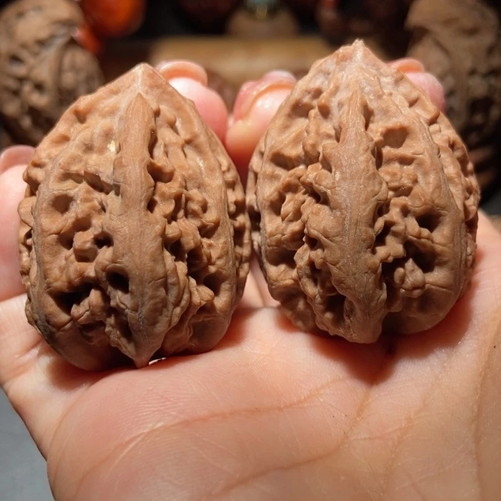 把件文玩核桃东北楸子小雪23