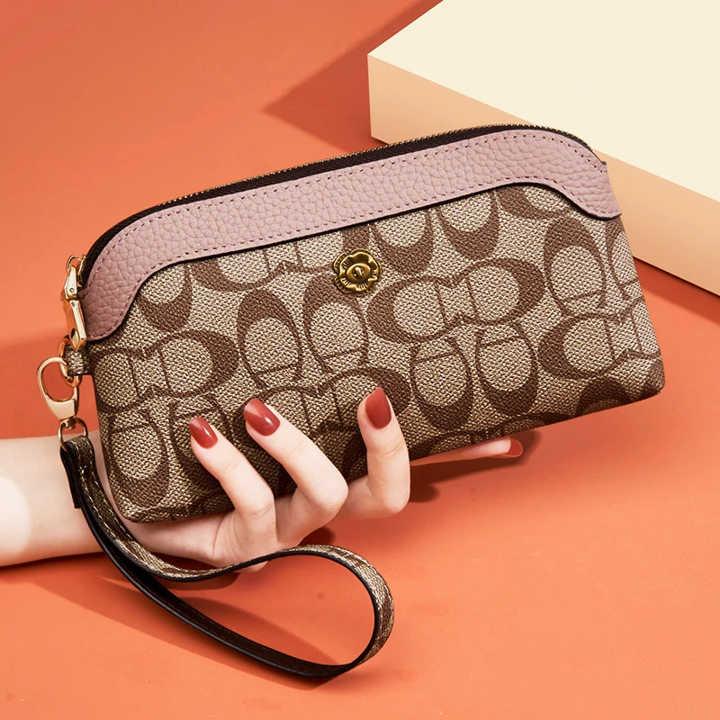 Gelozid/歌洛兹德手包女士手拿包长款钱包手抓包单肩斜挎包妈妈款