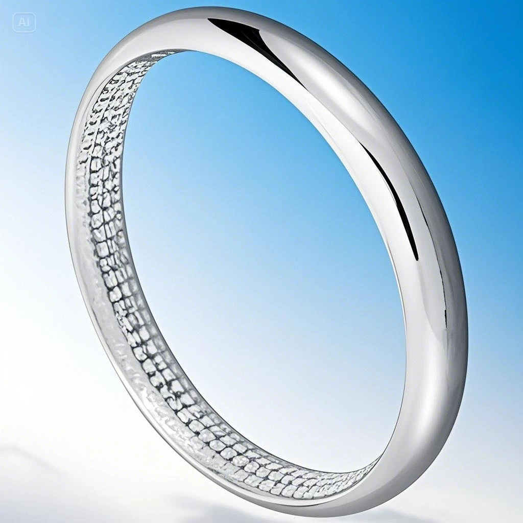 足银手镯 足银手镯 11号 贵妃心经实心足银手镯