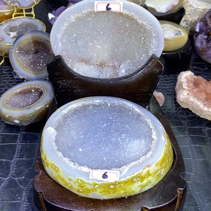 未镶嵌珠宝半成品水晶聚宝盆
