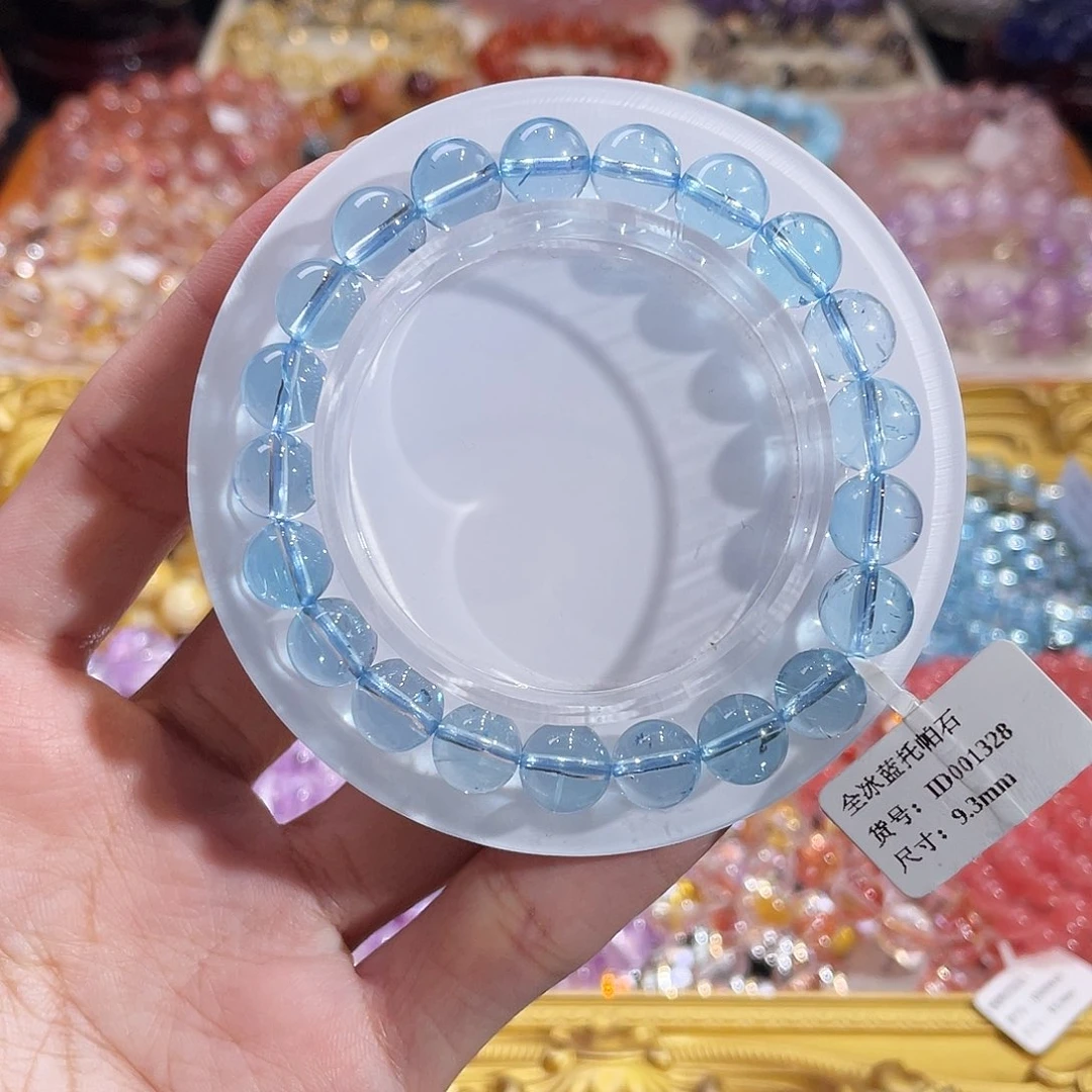 手链水晶未镶嵌蓝托帕9.3