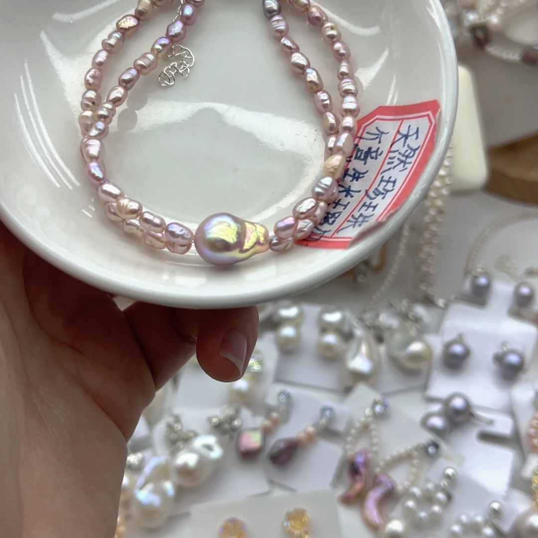 颈饰未镶嵌淡水珍珠