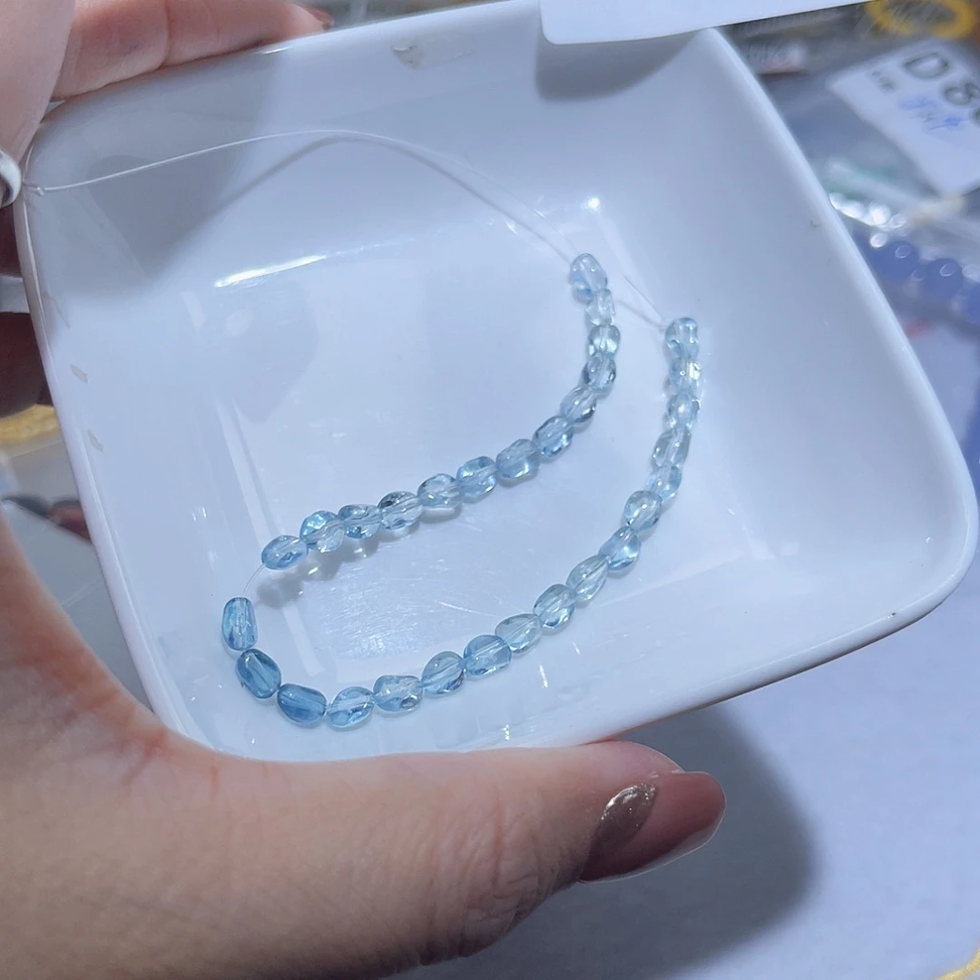 海蓝宝石裸石E86。