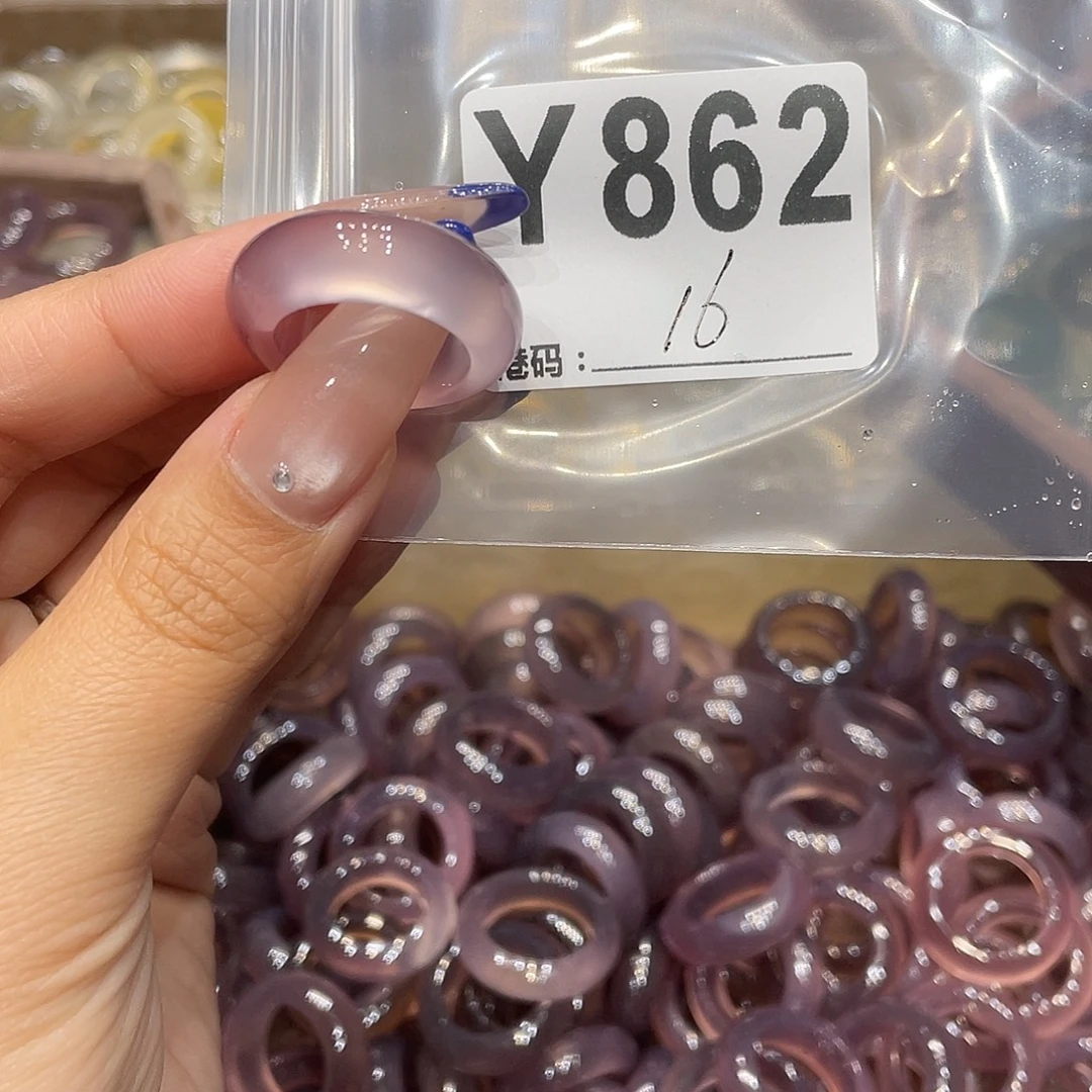 玛瑙/玉髓未镶嵌戒指862