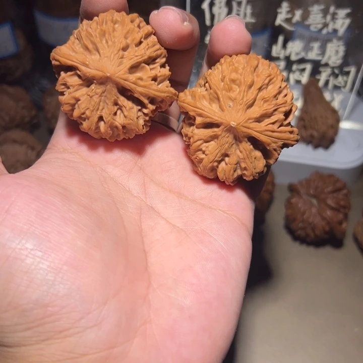 吊坠文玩核桃45夹板官帽