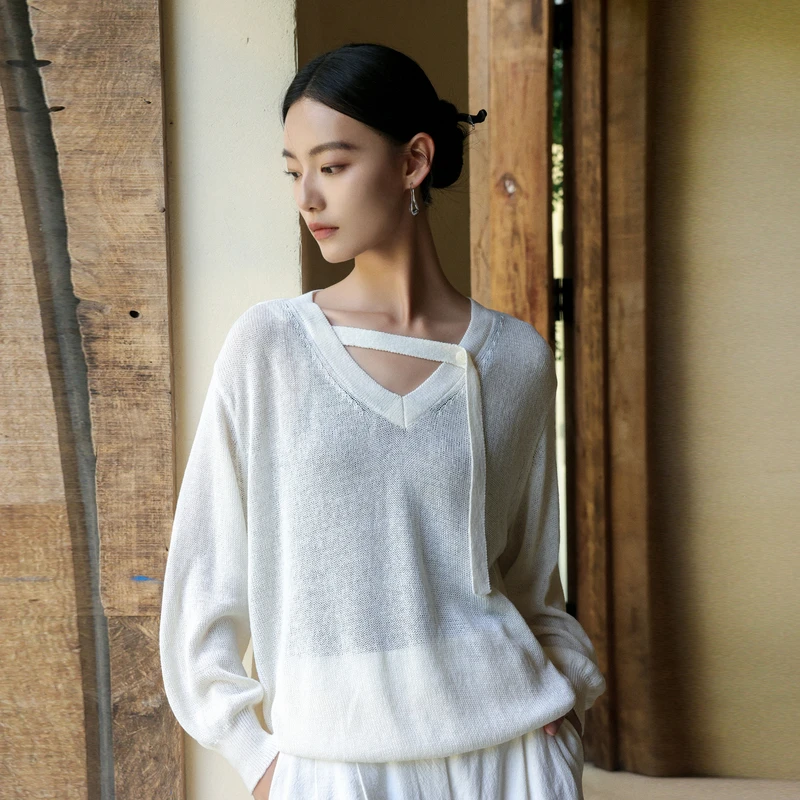 【直播专享浮力】黑标BAIZHUO百着毛织H型长款毛衫BZ42MS207