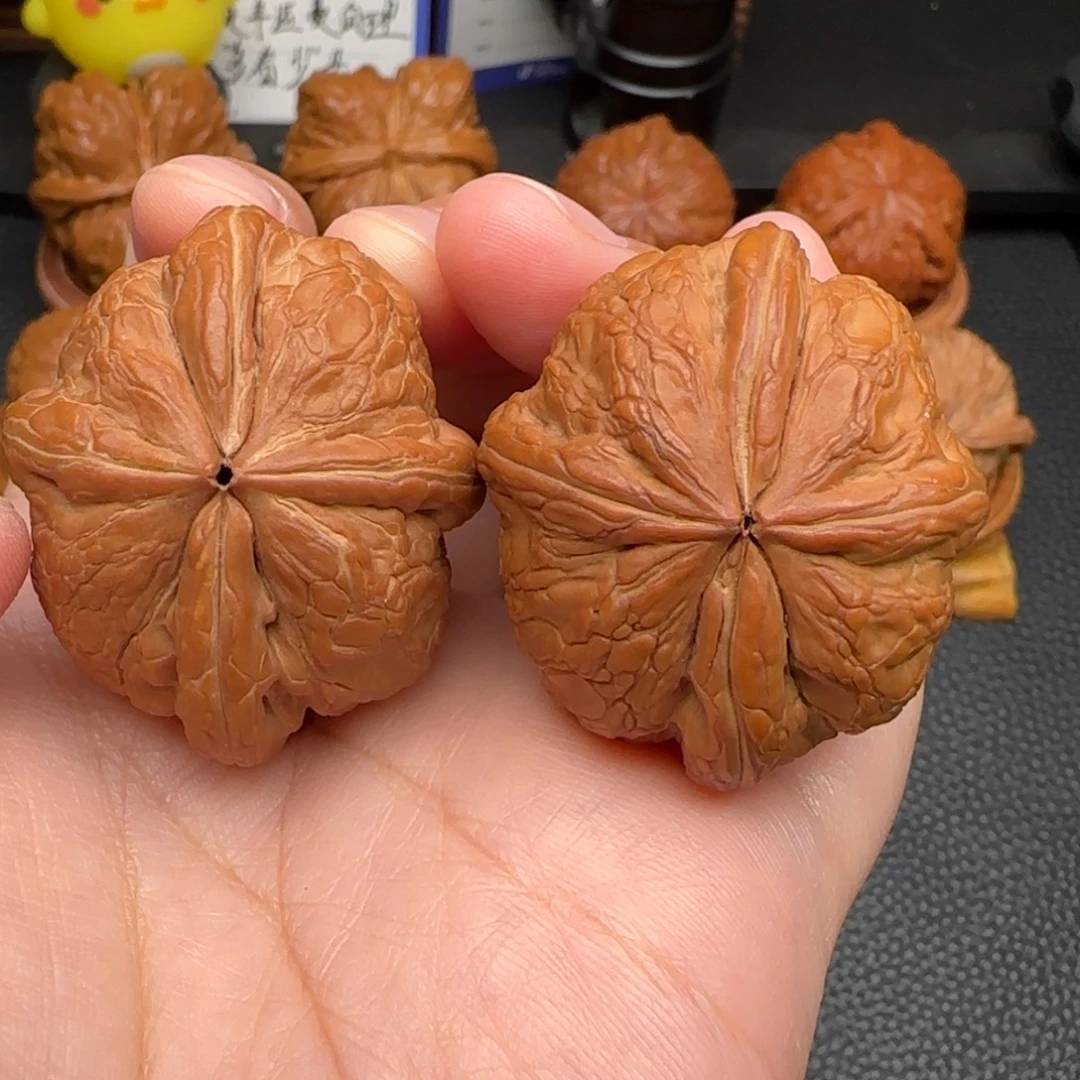 把件文玩核桃元宝全棱全品40