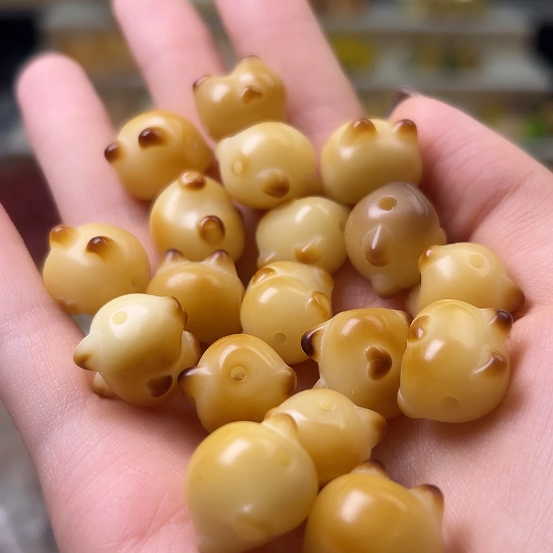 菩提根/象牙果手串卡15炭烤柯基屁屁4颗