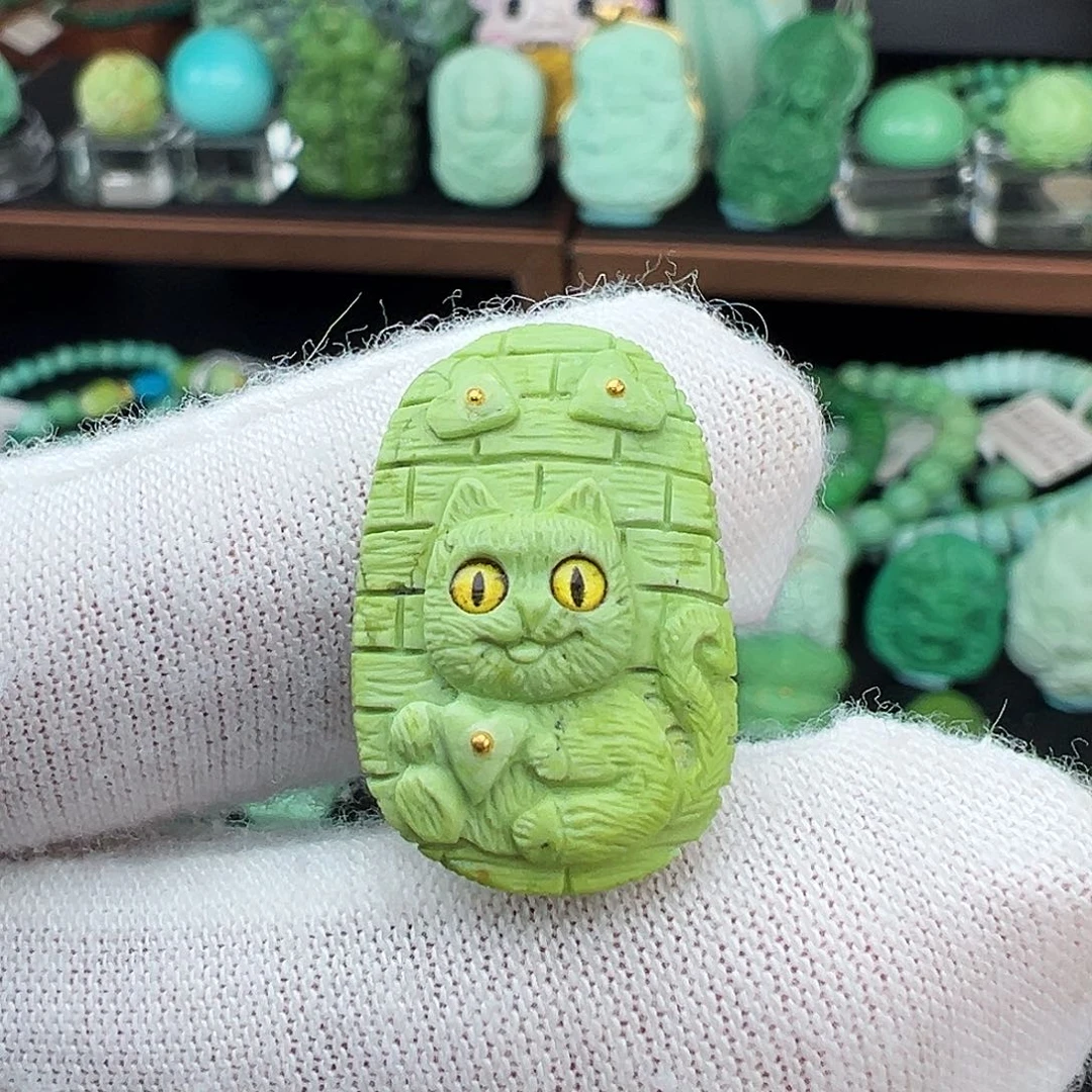 绿松石未镶嵌绿松石主播璐璐