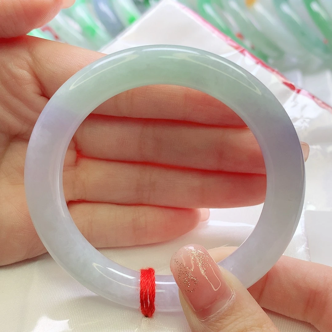 未镶嵌手镯翡翠缅甸天然A货翡翠 53