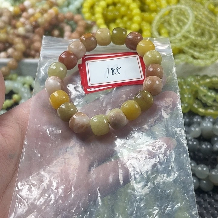 蛇纹石玉未镶嵌手链