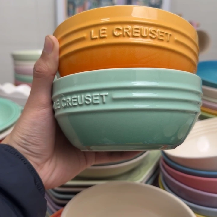 瓷片微瑕2个韩式面碗400毫升