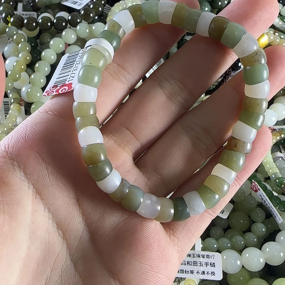 和田玉手链未镶嵌162
