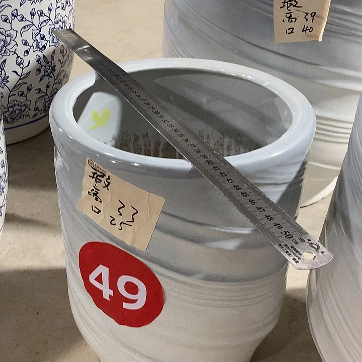 微瑕高温陶瓷花盆