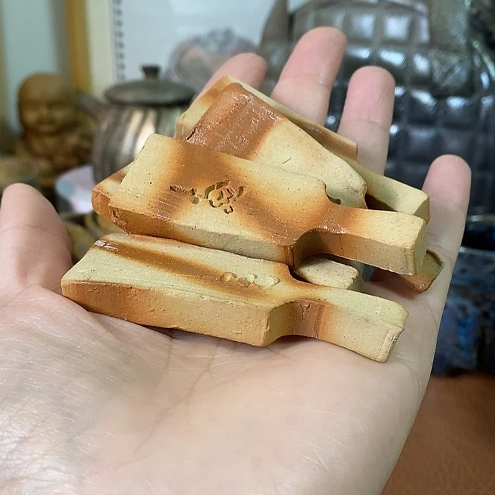 内***店后乐窑绯鞠烧筷置5个