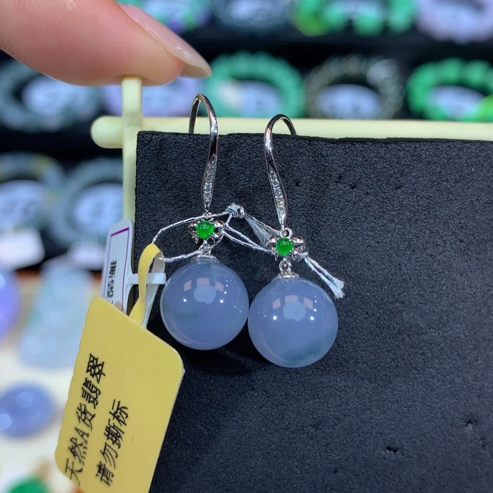 18K金镶嵌手链翡翠翡翠