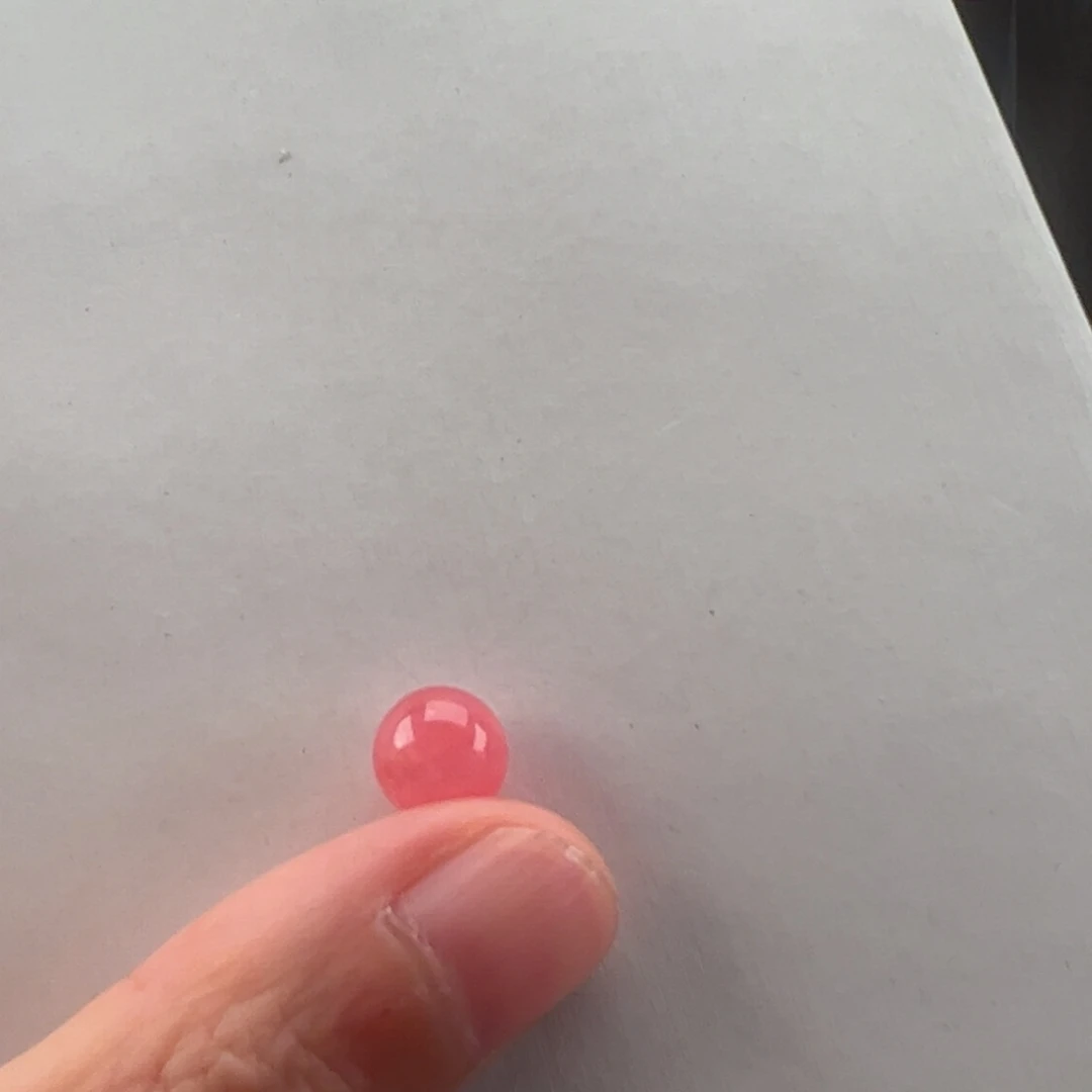 未镶嵌菱锰矿（红纹石）单珠来*来