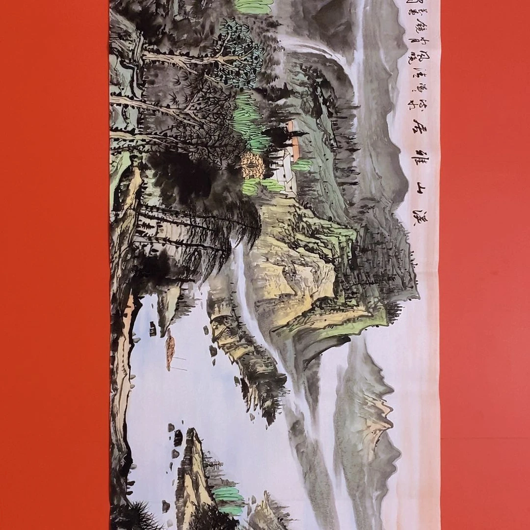 国画山水花鸟国画作品