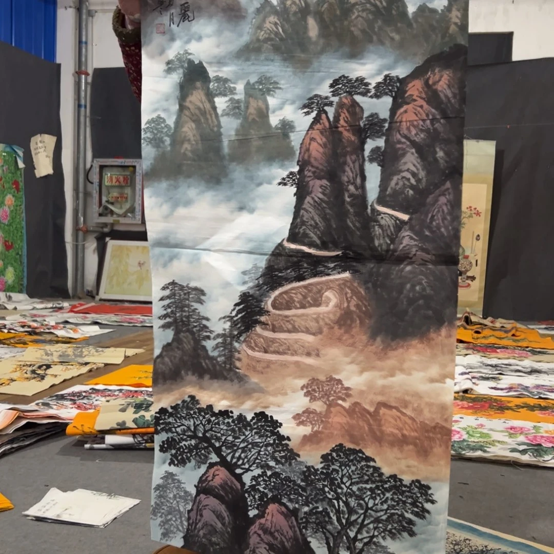 国画国画作品画心一张