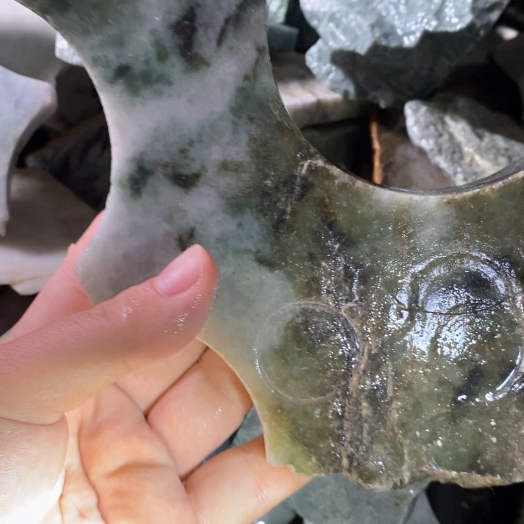 颈饰未镶嵌翡翠天然翡翠