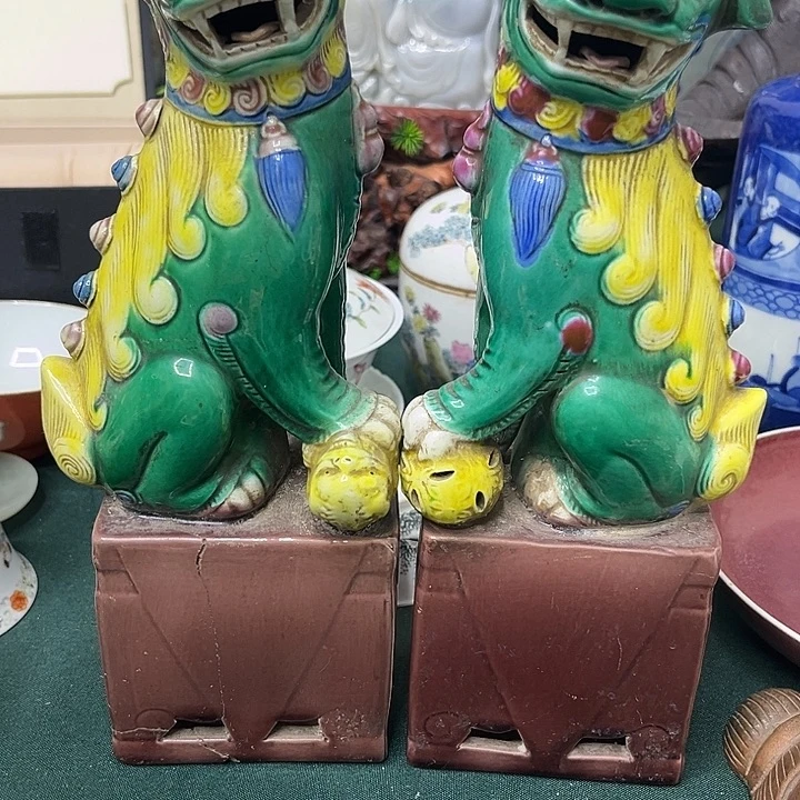 7***逢瓷片精美的陶瓷摆件……