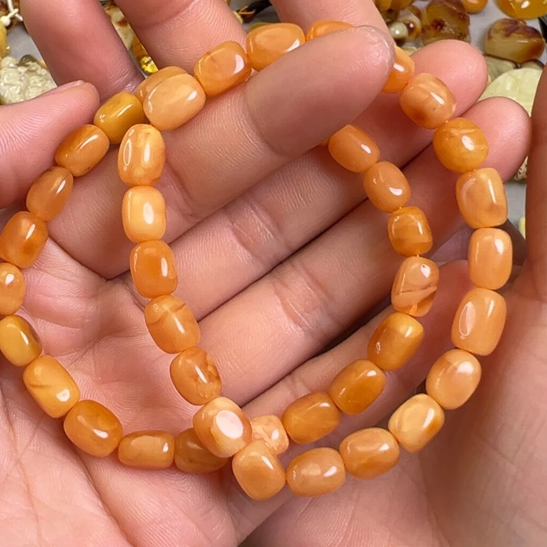 未镶嵌蜜蜡裸石多样性发一条