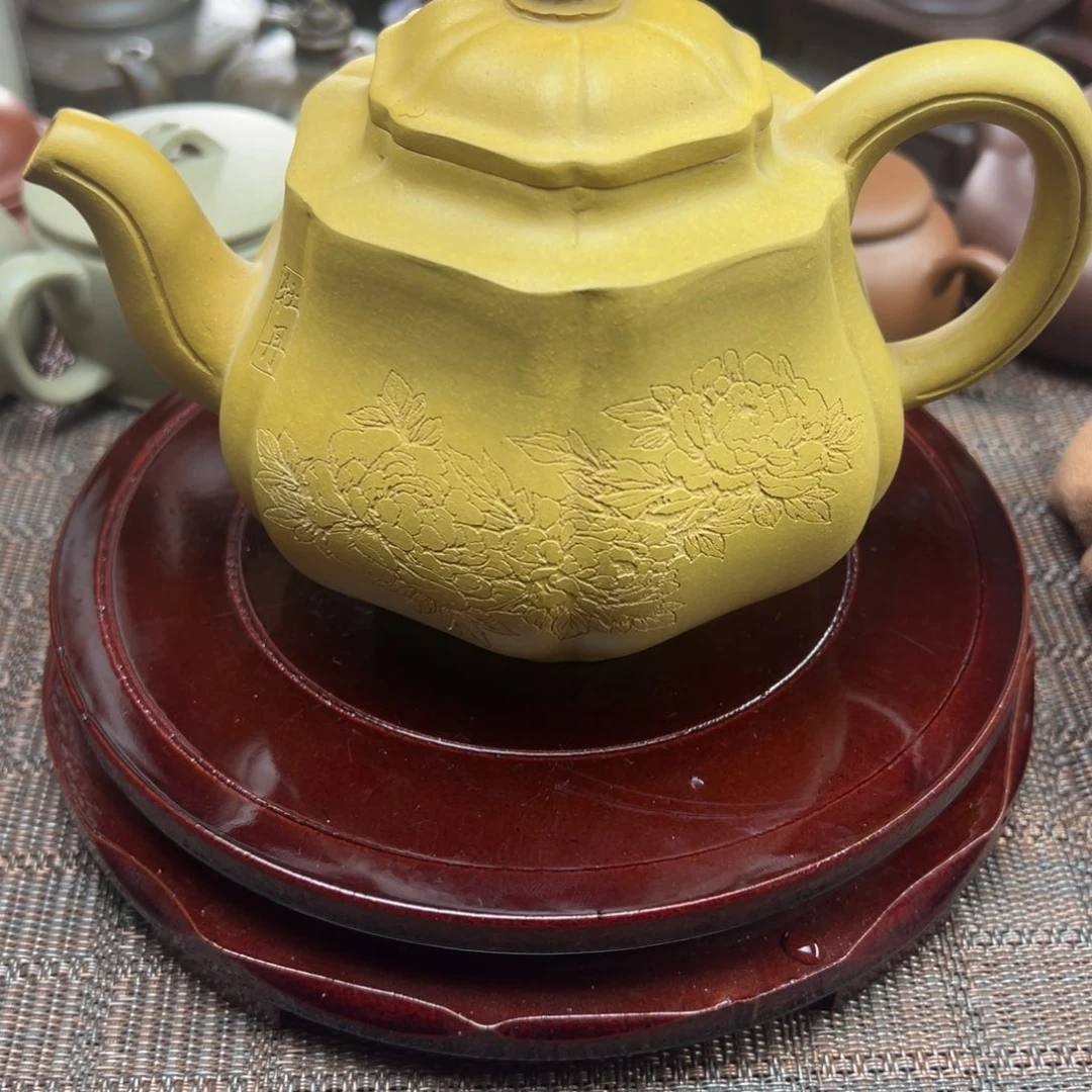 茶壶紫砂宜兴原矿紫砂壶450毫升容量