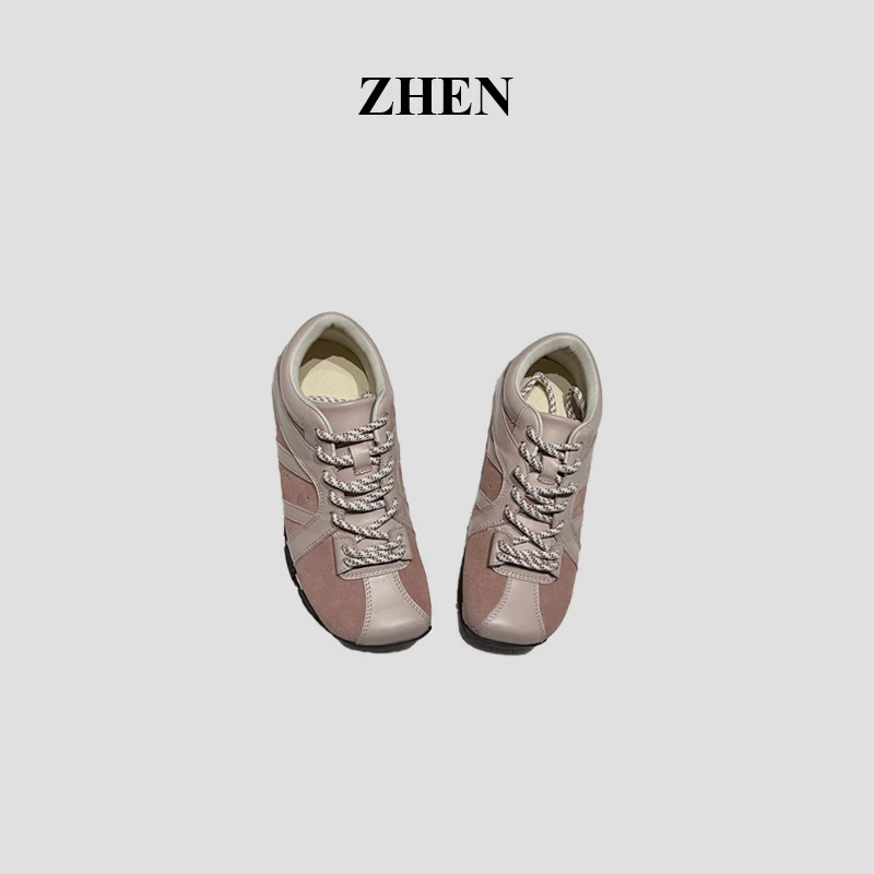 【ZHEN】 25Z02118 2025新款厚底德训鞋小众设计师款